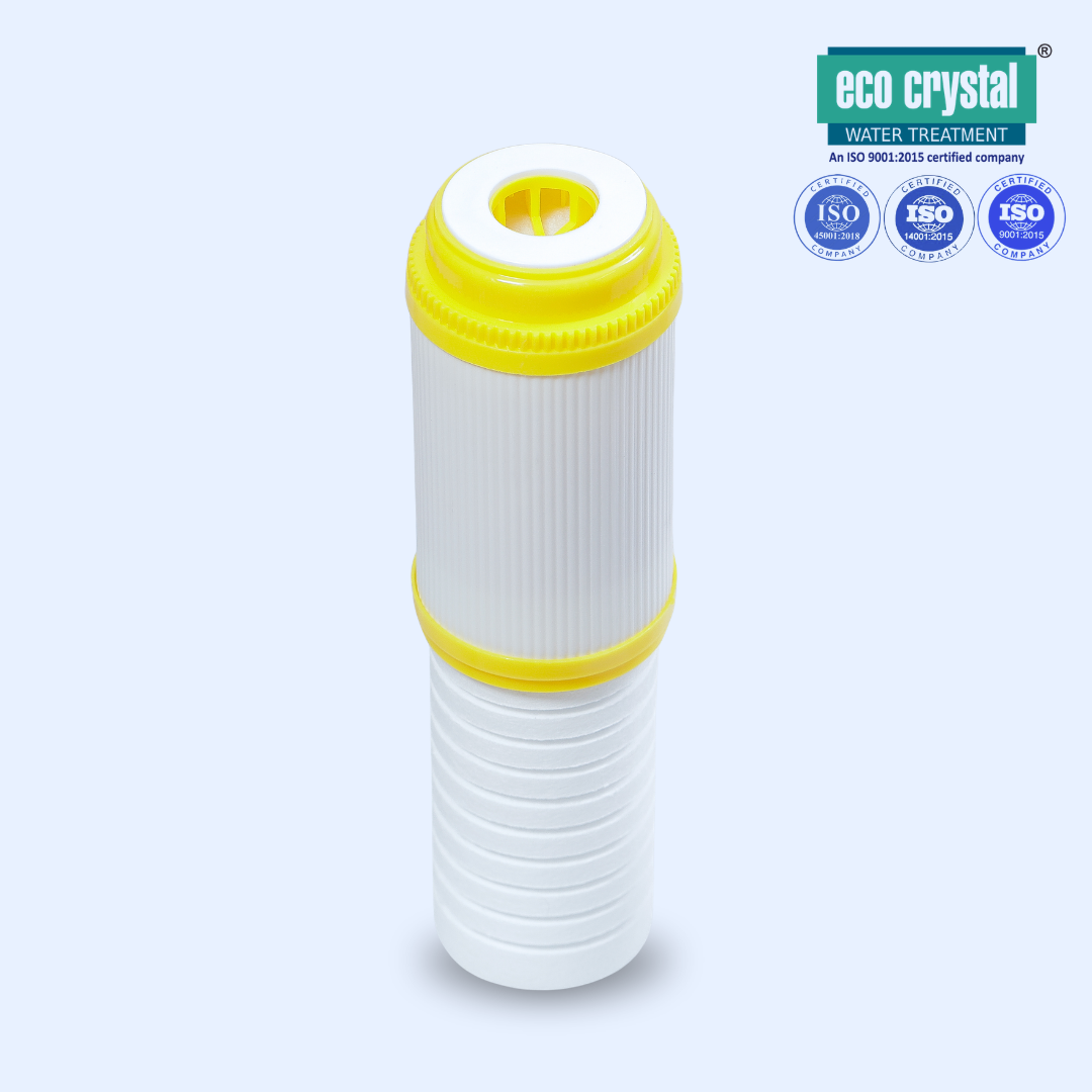 Half PP Half Resin Filter for Fresh and Clean CPR — Dual-Stage Sediment & Resin Filter | Removes Hardness | Protects Geyser, Washing Machine, Dishwasher & Water Purifier