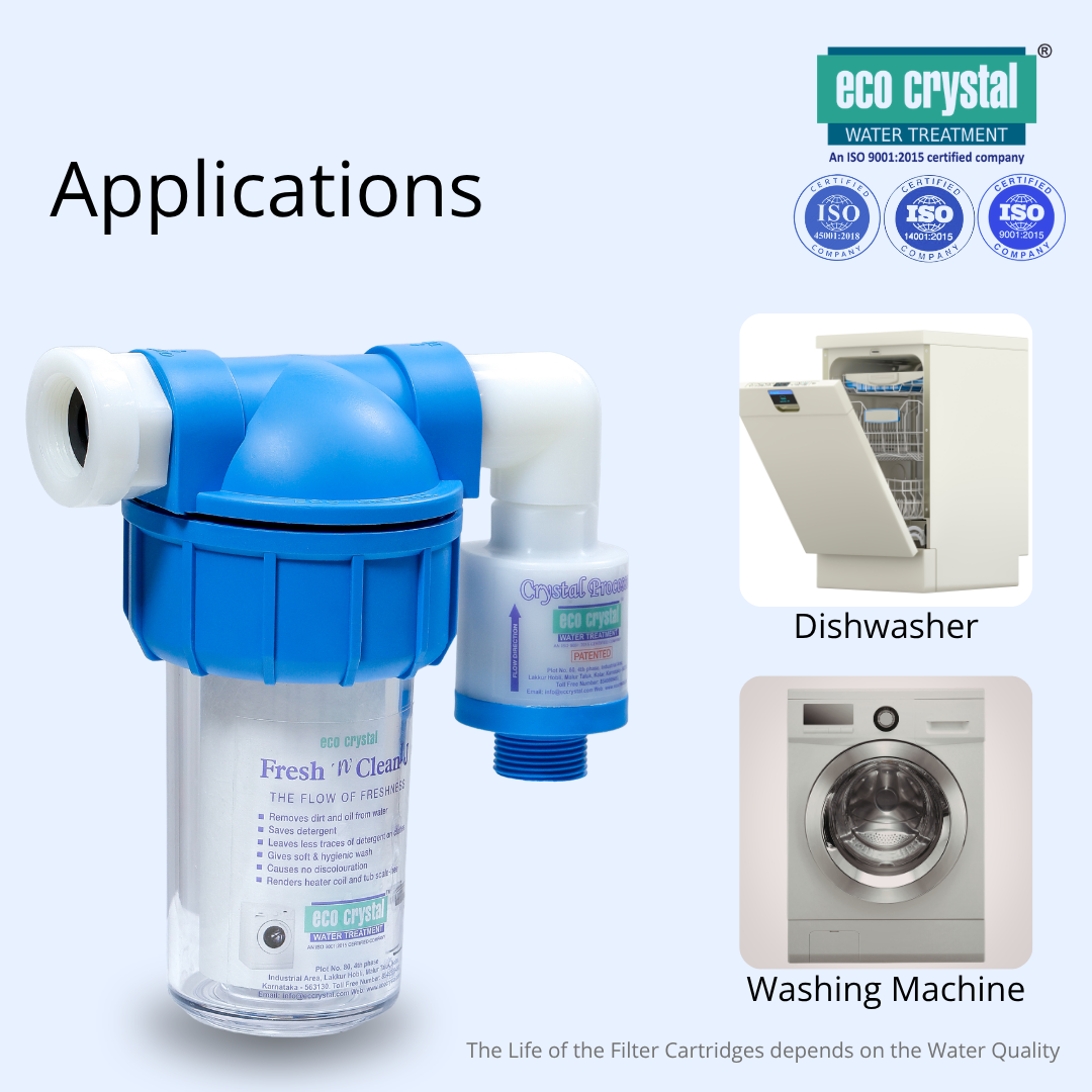 Fresh & Clean J — Physical Water Softener | Entry-Level Protection for Washing Machines & Dishwashers