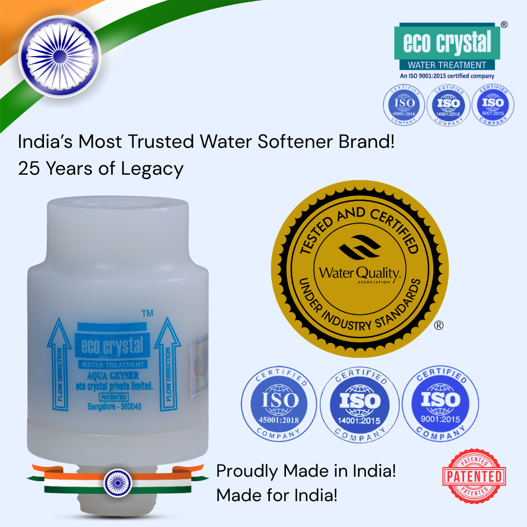 Aqua Geyser — Magnetic Physical Water Softener | Specifically Designed for Geysers & Water Heaters
