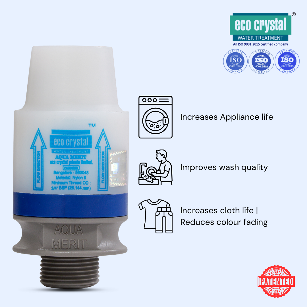 Aqua Merit — Magnetic Physical Water Softener | For Washing Machines & Dishwashers